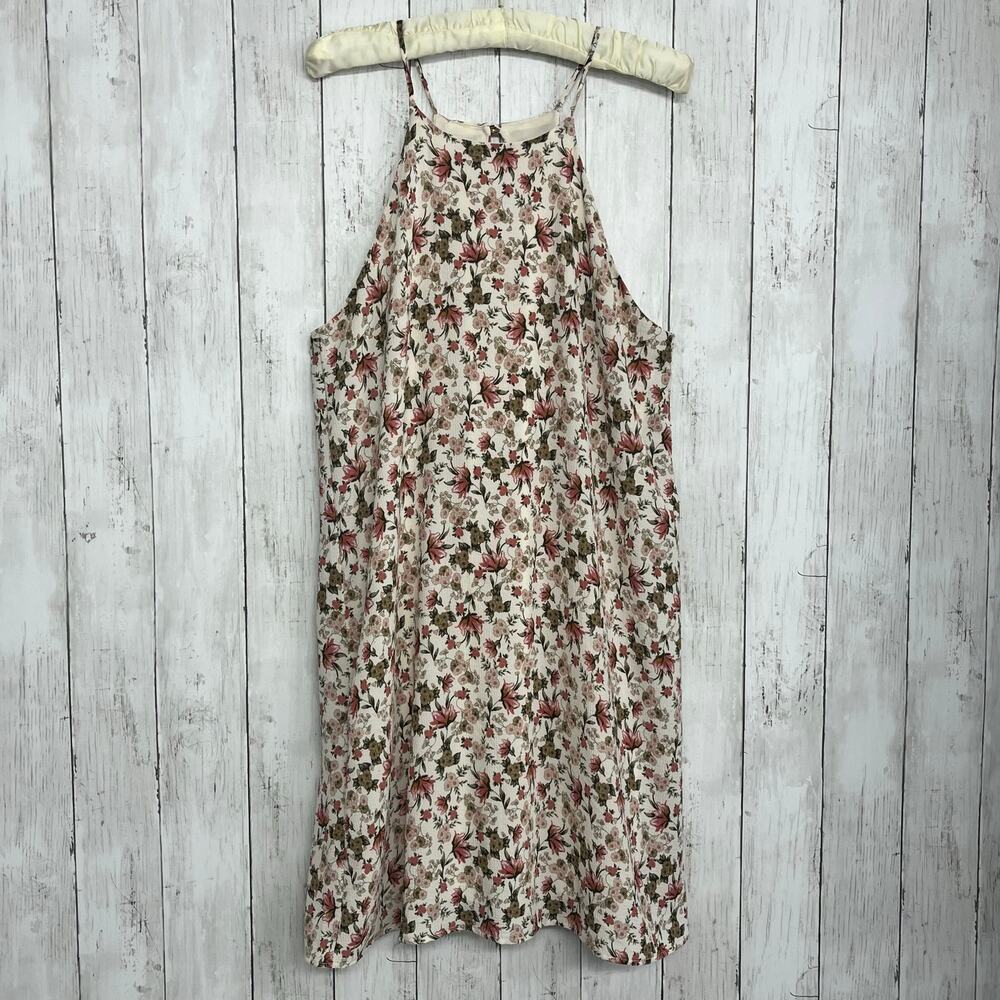 Everly Francescas Zoey Floral Chiffon Boho Fairy Cottage Flowy Mini Shift Dress
